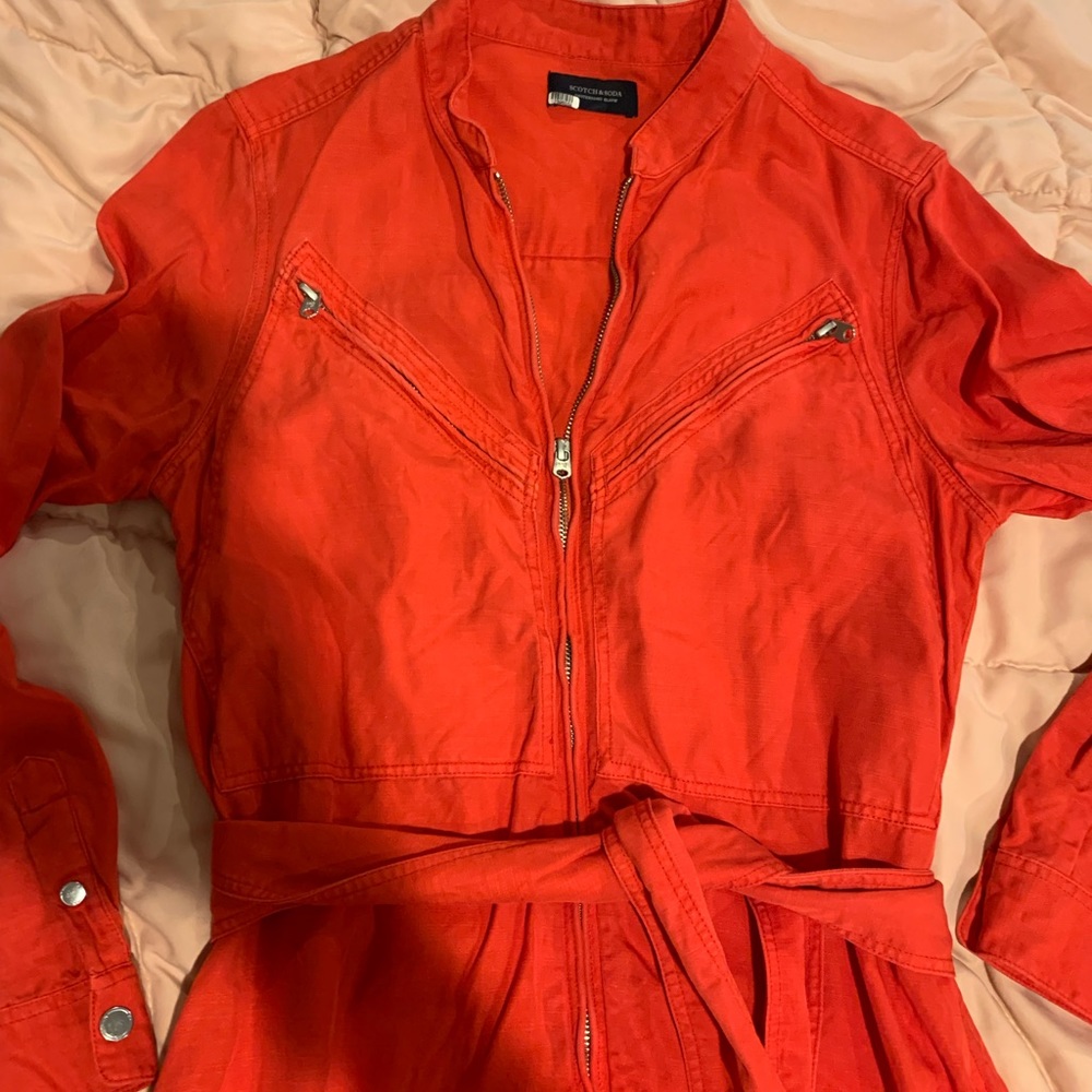 Scotch and Soda red dress size S